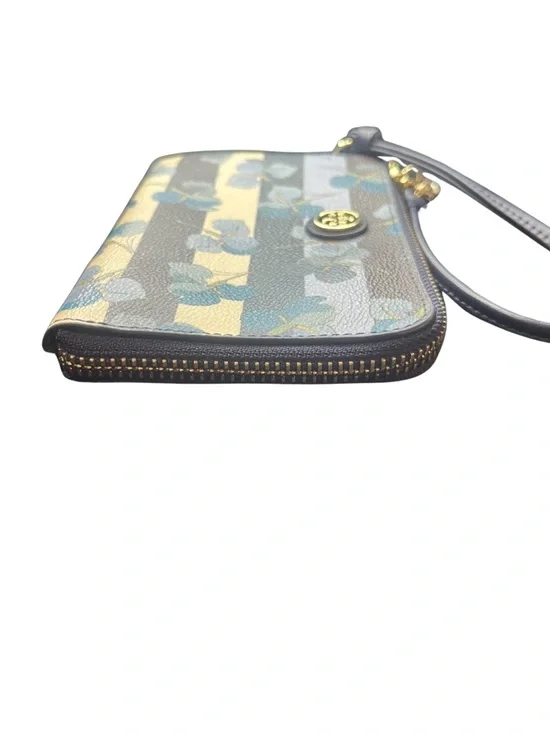 Tory Burch Kerrington Leather Floral Print Wristlet - Picture 4 of 11